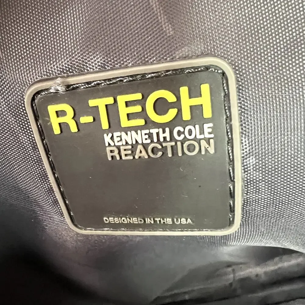 Kenneth Cole Reaction R-Tech Laptop Briefcase Bag Black 15